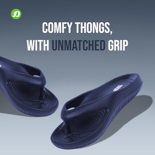 Image of DOCTOR EXTRA SOFT Men's Classic Casual Thong Slippers With Cushion Footbed For Adult|Comfortable & Lightweight|Stylish & Anti-Skid|Waterproof & Everyday Indoor Outdoor Flip Flops Gents & Boys D-506