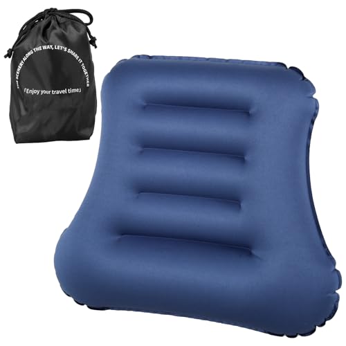 Travesseiro Inflável de Suporte Lombar para Viagem