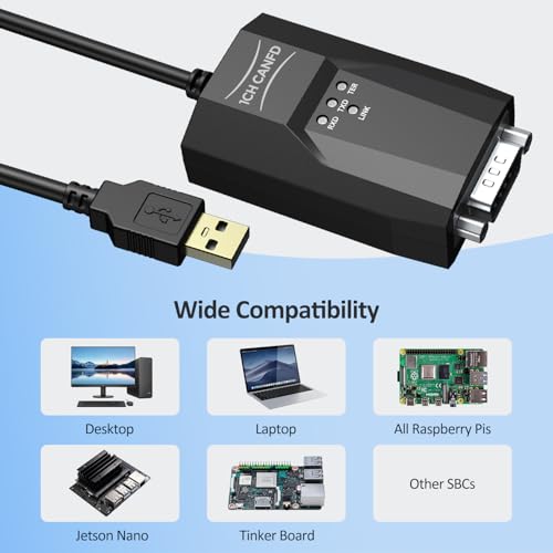 Image of USB to CAN Analyzer Cable SavvyCAN-FD- C CAN FD Speed Up to 12M Isolated Against USB 2.5KV CE FCC