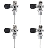 Betriebsdruck: 4500psi ZEZA 4X Universal Underwater Scuba Diving Dive DIN/Yoke Flaschenventil 3/4-14 NPSM