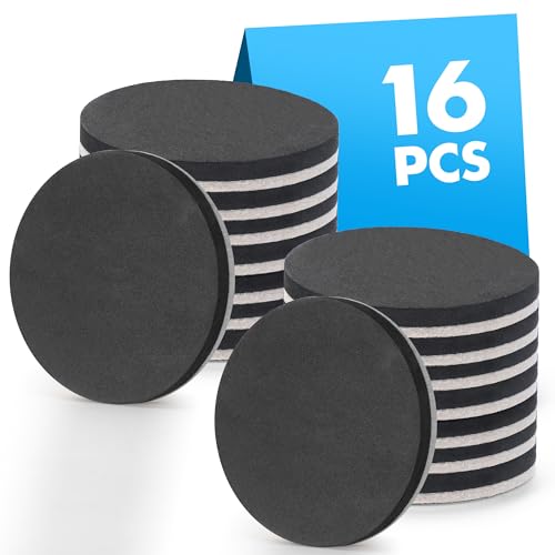 16-Pack Furniture Sliders for Hardwood Floors, Save 80% Effort Safely