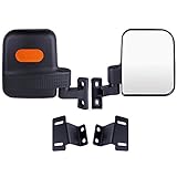UNIGT Side View Mirror Set Compatible with Polaris Ranger 570 900 XP Fits Lock N Ride Factory Cage Frame Side Mirrors (NOT FOR ROUND ROLL BARS)