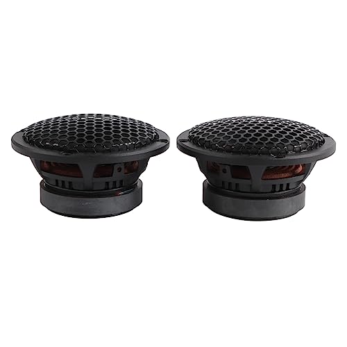 Aramox 3in Car Midrange Loud Speaker 100W Maximum Power Silver Black Soft Clear Sound for Any Vehicle