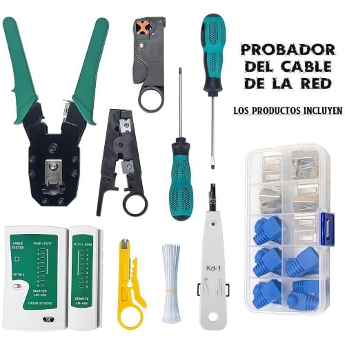 Ponchadora de cable Ethernet 6 ponchadora de cable ethernet marca KINGO (2)