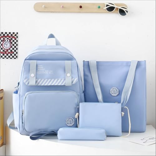 Image of Tinytot 30 Litre Japanese Korean Style School Bag Water-Resistant Laptop & Travel Backpack - Unisex Large 18 Inches Multipurpose Student Backpack for Boys & Girls, Men & Women