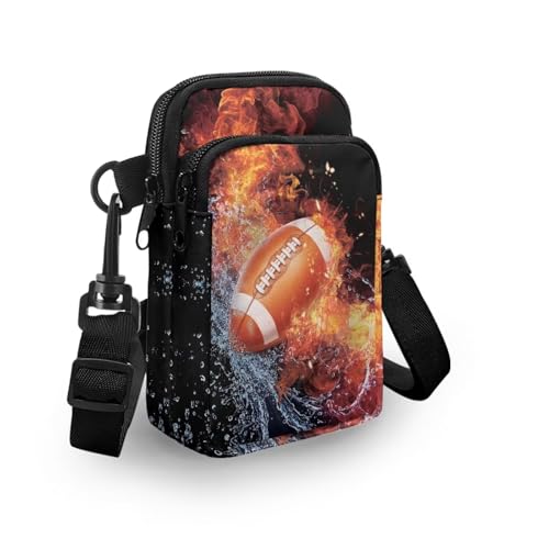 Mens Shoulder Sling Bag 2 Layer Shoulder Bag Zipper Messenger Pouch3