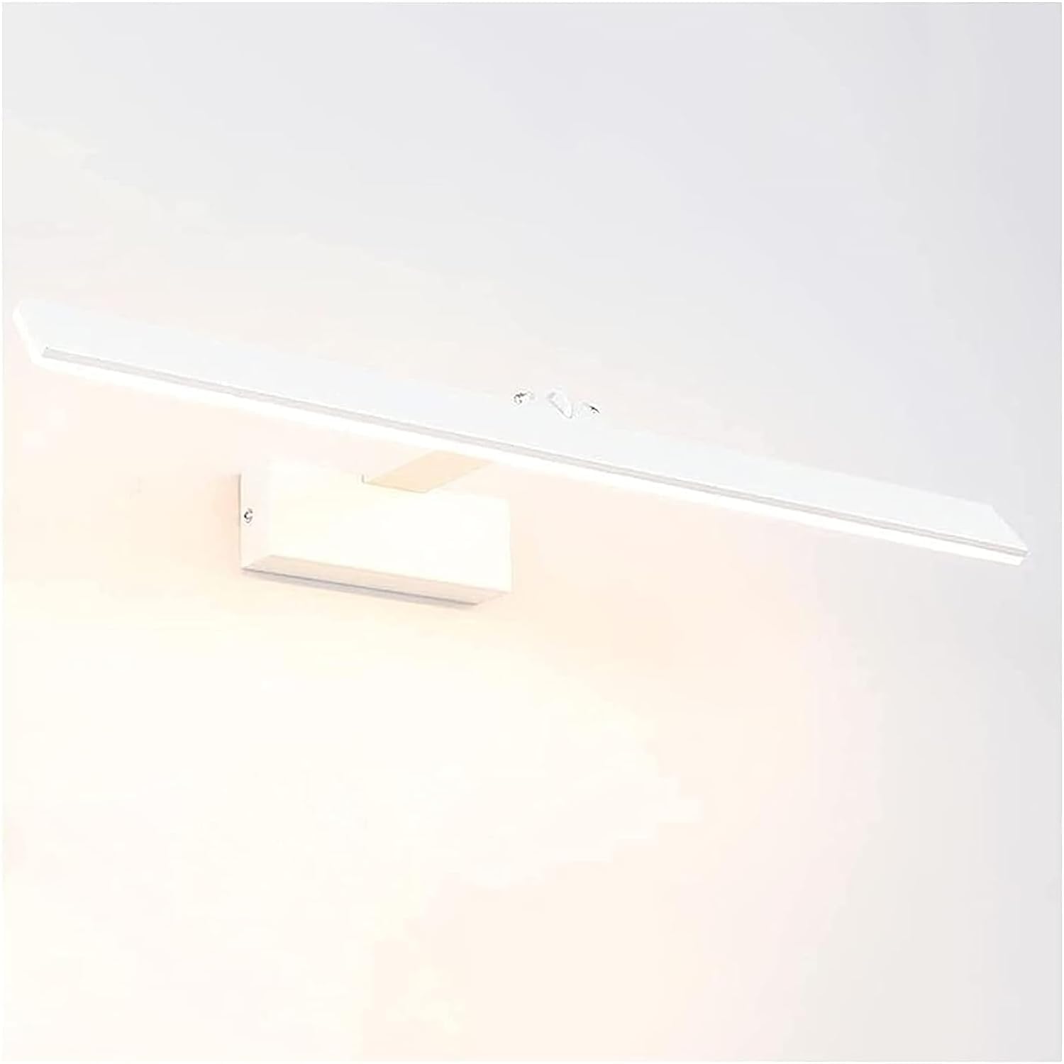 Mirror light led et applique salle de bain orientable 180 aluminium blanc - 7