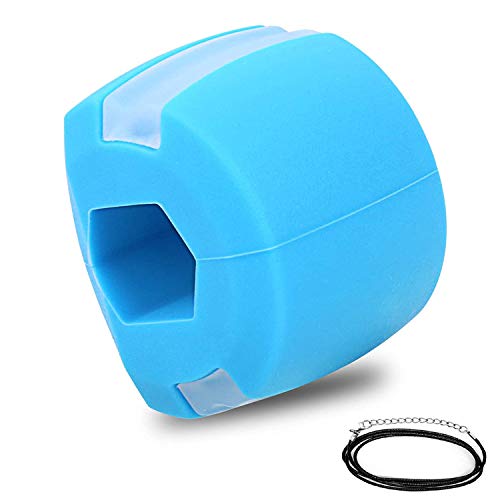 Jawline Exerciser Define Jawline - Jaw Exerciser - Slim and Tone Your Face - Reduces Cravings and Stress - Restore Young Age Face (Blue40)