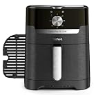 Tefal Easy Fry Classic 2in1 Air Fryer and Grill 4.2 Litre Capacity 8 Programs Black EY501, 1,550W