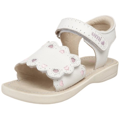 umi Gabriella Sandal (Toddler/Little Kid),White,28 EU (US Little Kid 10.5 M)