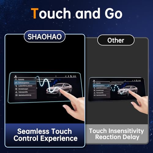SHAOHAO For BMW X1 F48 / X2 F39 2021-2023 G32 10.25 Inch Car Navigation Screen Protector Scratch-Resistant 9H Anti-Fingerprint Tempered Glass Screen Protector Tempered BMW x1 f48 - Image 4