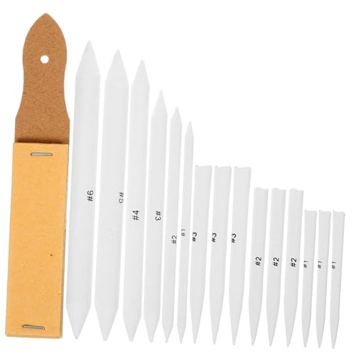 ERINGOGO Sketch Painting Tool 16pcs Art Blending Stumps and Double-Sided Erasers