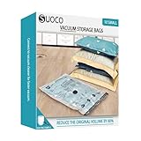 Bolsas de almacenamiento al vacío, 10 bolsas pequeñas con bomba eléctrica, 10 bolsas pequeñas de viaje para ahorrar espacio, bolsas de compresión herméticas para ropa, almohadas, edredones, mantas