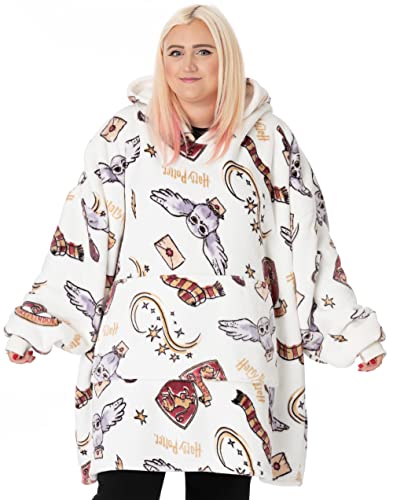 HARRY POTTER Vuddie Maneta de Gran tamaño Mujeres Damas Fleece Un tamaño