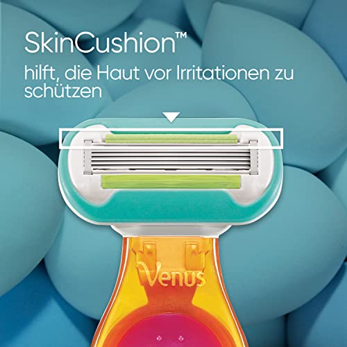 Gillette Venus Extra Smooth Snap Rasierer Damen, Damenrasierer + 1 Rasierklinge