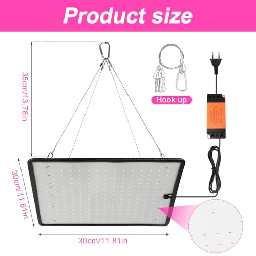 1000W LED Grow Lampe, 2x2ft wasserdichtes sonnenähnliches Vollspektrum Pflanzenlampe LED,Pflanenlicht für Hydroponic, Indoor Seeding Veg Flower, Grow Tent und Greenhouse Led Pflanzenlampe 5 1000W LED Grow Lampe, 2x2ft wasserdichtes sonnenähnliches Vollspektrum Pflanzenlampe LED,Pflanenlicht für Hydroponic, Indoor Seeding Veg Flower, Grow Tent und Greenhouse Led Pflanzenlampe – Bild 5