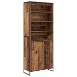 Materiale: Legno multistrato Generico Armadi Alti 2 PCS Legno Vecchio 79 x 36 x 200 cm,Mobili,Armadietti e portaoggetti,Buffet e credenze,Marrone,52 kg,3403044