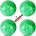4 Pcs 9 Inch Inflatable Balls for Kids & 1 Hand Pump, Bouncy Balls Beach Ball Kickball Toys Balls for Pets School Playground Ball Indoor/Outdoor Playballs Marbleized Inflatable Bouncing Balls-Green