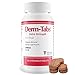 Pet Health Solutions Derm Tabs Extra Strength for Dogs - Natural Oil, Vitamins, Minerals, and Antioxidants - Support Healthy Skin and Reduce Shedding -120 Chewable Tablets