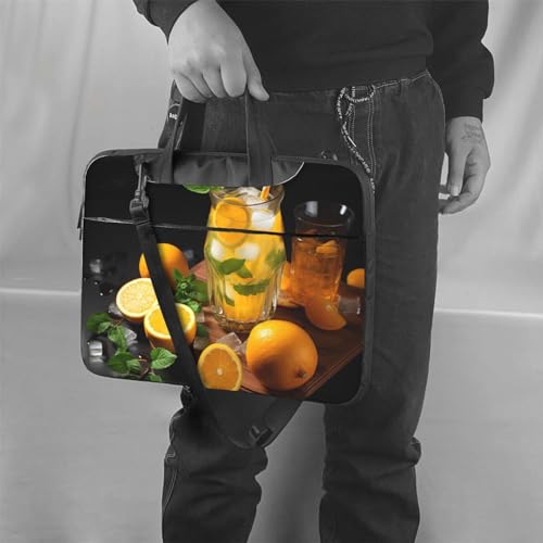 Bolsa Tote para Laptop Unisex Negra 15.6 pulgadas miniatura 6