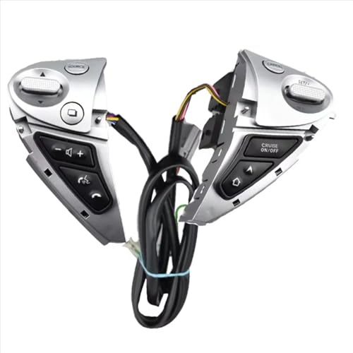 �X�e�A�����O�R���g���[���{�^�� Compatible With For Juke F15 For 370Z 2016-2021 �Ԃ̃X�e�A�����O�z�C�[���{�����[���d�b�N���[�Y�R���g���[���{�^���X�C�b�` 25550-1KA1A