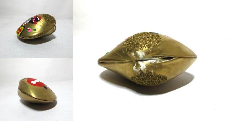 Amazon.co.jp: 香合貝香合貝合わせ香合お紅謹製京紅舞妓金彩紙箱茶道具