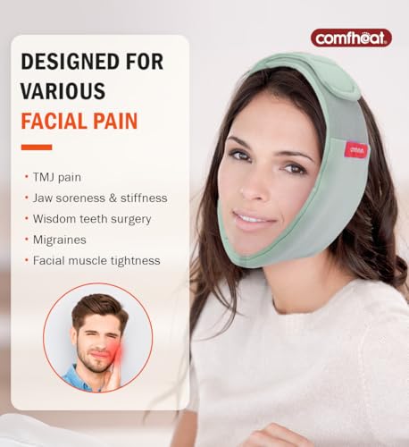Face Heating Pad for TMJ Pain Relief, USB Heated Wrap for Jaw, Wisdom Teeth Recovery, 3 Adjustable Heat Settings, Reducing Symptoms of Jaw Clicking, Relaxing Face Muscles (Non-Rechargeable) - Image 4