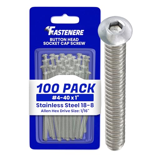Vis bouton tête socket cap en acier inoxydable 18-8 brillant pour finitions industrielles