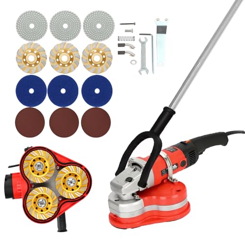 3800W 3-Head Concrete Grinder