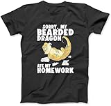 Photo Gallery t-shirt divertente con drago barbuto, rettile, lucertola, drago barbuto, grafica alla moda, nero , 3xl Photo Gallery t-shirt divertente con drago barbuto, rettile, lucertola, drago barbuto, grafica alla moda, nero , 3xl