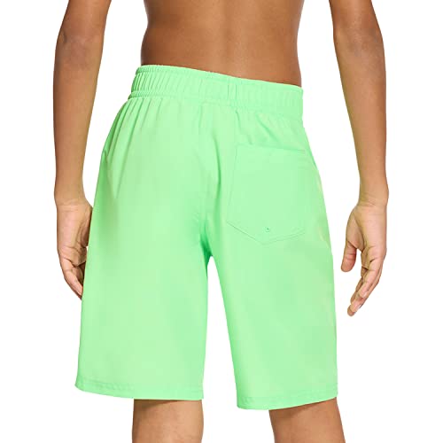 Image of Puma Boys' Fashion Swim Trunks, Water Repellant, Elastic Waistband with Drawcord