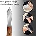 RUITOOL Marking Knife, Long‑Neck Thin Blade Scribing Tool with Dual Grooves for Woodworking – High Carbon Steel Double Beveled Blade for Precision Wood Carving & Fine‑Line Scribing in Narrow Grooves