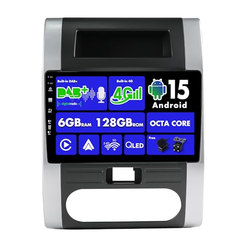 Autoradio 2 Din Nissan X-Trail T31 Android 15 QLED tactile 4G