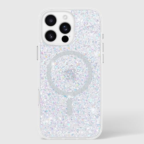 Case-Mate iPhone 16 Pro Max Case - Twinkle Disco | Compatible with MagSafe - Stylish Sparkly Phone Case with 12ft Drop Protection - Premium Magnetic Cover for iPhone 16 Pro Max - image 8
