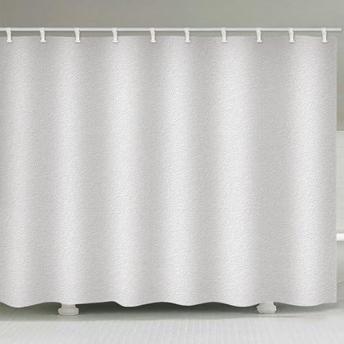 Rideau de douche blanc anti-éclaboussures lavable pour préserver votre sol