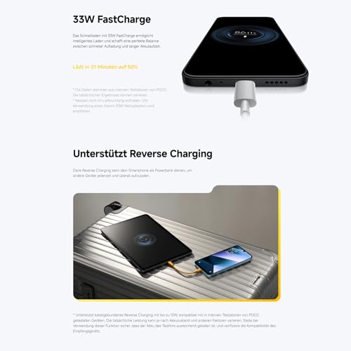 XIAOMI XIAOMI Poco C85, Smartphone 8+256GB, 6,9" 120Hz Display 7,99mm Design, MediaTek Helio G81-Ultra Octa-Core, 50MP AI-Zweifach-Kamera, 6000mAh, Purple, Ladegerät Nicht im Lieferumfang enthalten - Funktionsansicht 11 | TV | Video | Foto