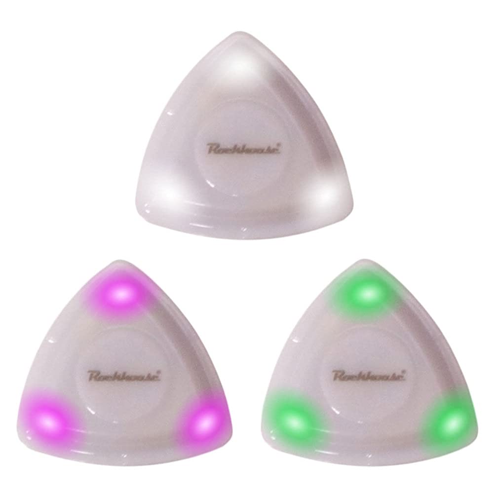 MILISTEN 3pcs LED Guitar Pick Guitar Plectrums for Electric Guitar Acoustic Guitar Mandolin and Bass