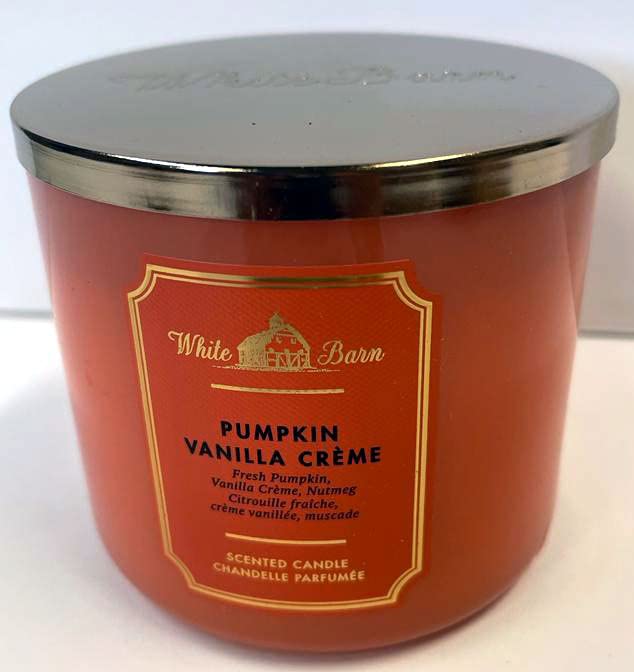 Bath & Body Works, White Barn 3-Wick Candle w/Essential Oils - 14.5 oz - New Core Scents! (Pumpkin Vanilla Creme)