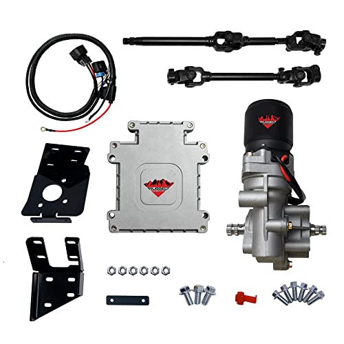 Rugged Front Electric Power Steering Kit for Polaris Sportsman 450/500/570/800//ETX, Is A Bolt On System, Steers Easily When Navigating Rough Terrains (See Fitment Details in Description)