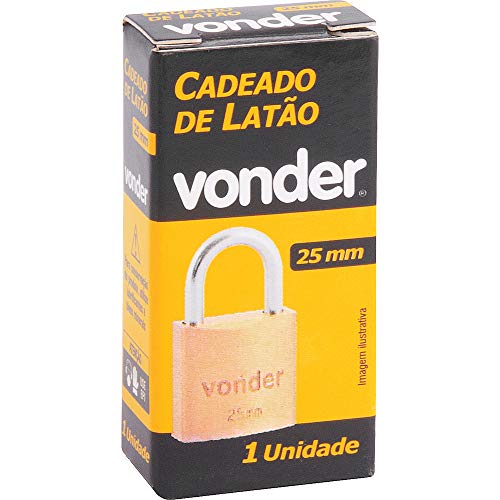 Cadeado de Latão, 25 mm, Vonder VDO1964