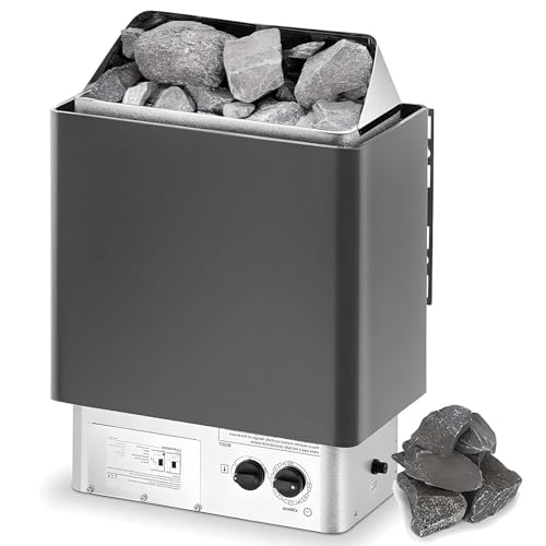 Calentador eléctrico de sauna con temporizador y temperatura ajustable para uso doméstico, hotel y spa