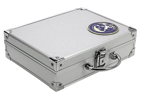 SAFE 179 malette numismatique aluminium pour 30 ensembles euros en capsules | 250 x 215 x 70 mm