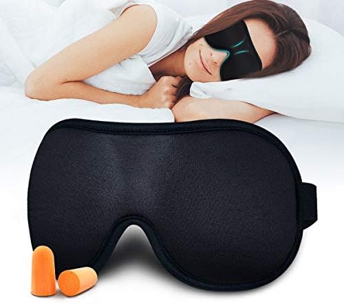 Sleep Mask for Women/Men,New Design Ultrathin Light Blocking Sleeping Mask,No Pressure on Eyes,3D Contoured Super Soft Blindfold, Comfortable Adjustable Night Eye Mask for Sleeping.(Gray)