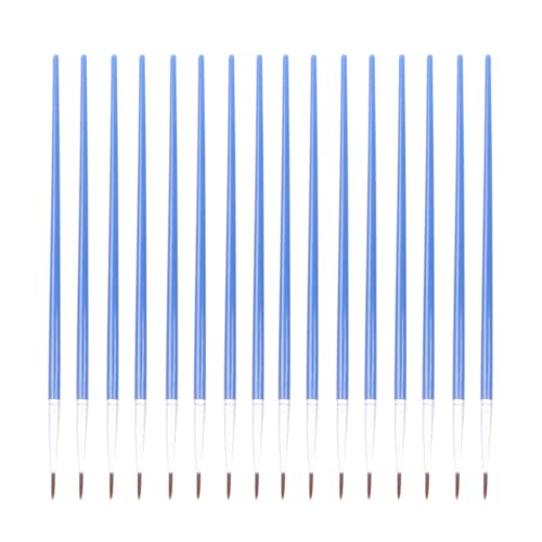 ibasenice Pinceaux de Précision pour Peinture Fine Lot de 48 en Nylon Adaptés aux Garçon et Filles et Professionnels, pour Acrylique et Gouache en Dessin et Voyage