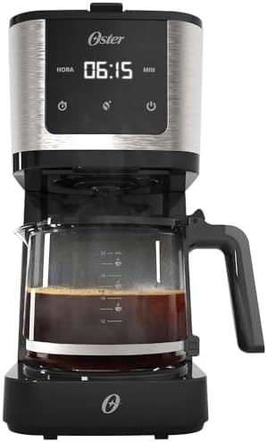Cafeteira Oster Programável 1,2L com Display Digital - 220v