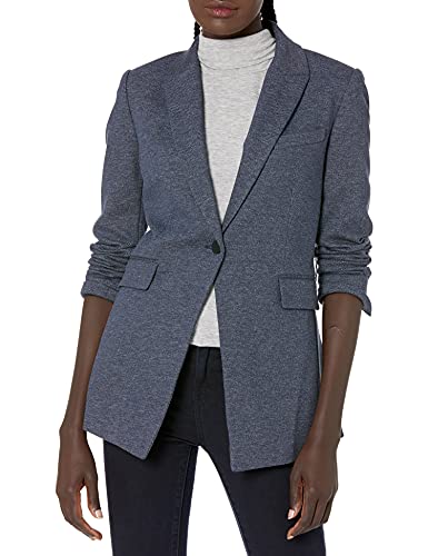 Theory Women's Etiennette Blazer V1, Blue Multi, 2 #TOP17