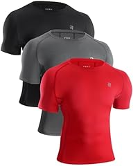 (3 Pack)black/Grey/Red