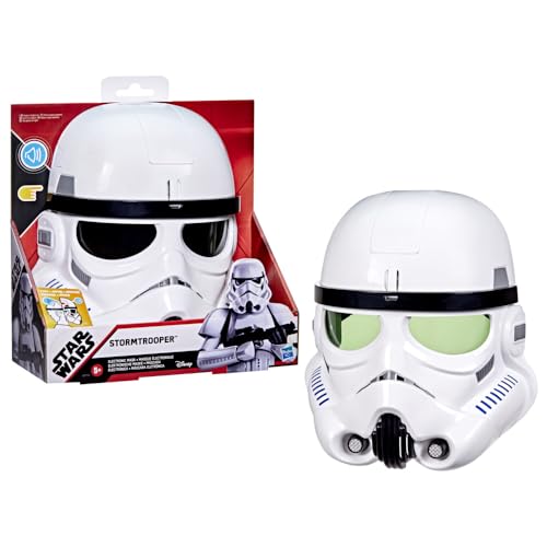 STAR WARS Stormtrooper Electronic Mask with Phrases & Sound Effects, Costume for Kids, Toys for Boys & Girls Ages 5+