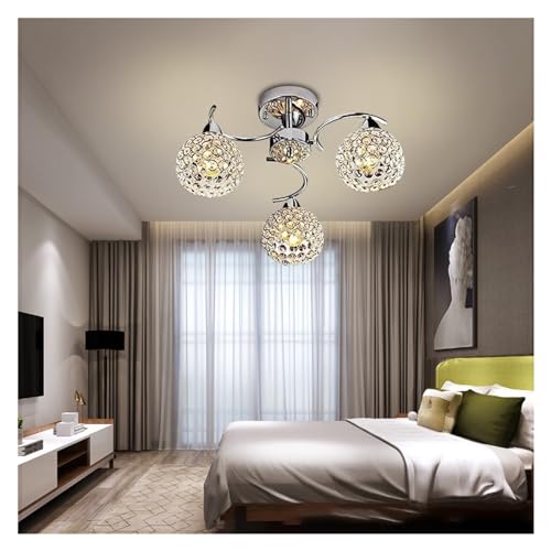 Lampe LED salon en cristal : la solution pour un séjour sombre