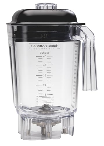 Hamilton Beach Commercial Summit Edge High-Performance Blender AirWhip Frothing BPA-Free Copolyester Container, 48 oz / 1.4 L Capacity, Fits Summit Edge Blender HBH855, NSF Certified, 6126-851